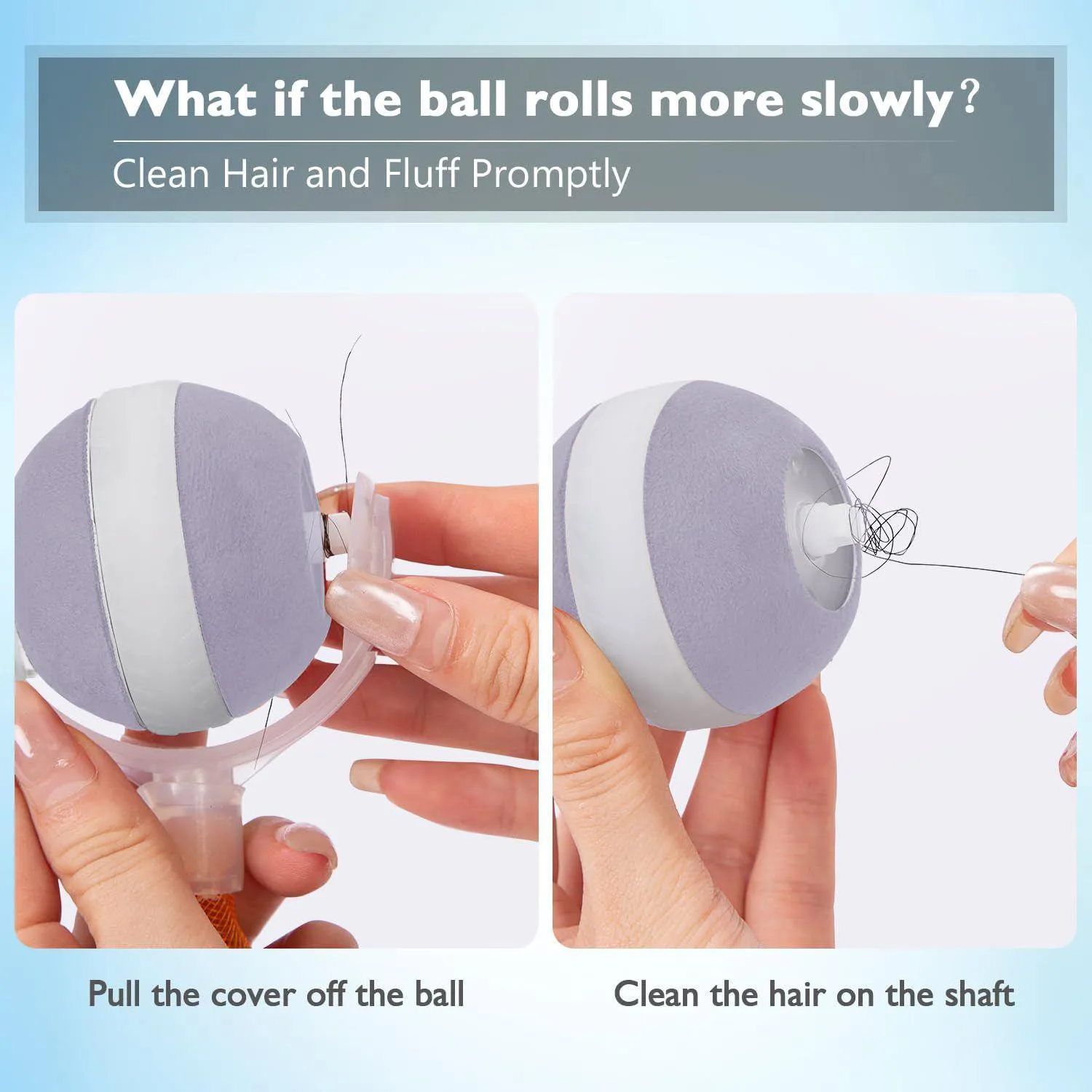 Pelota Interactiva Para Gato con Sensor de Movimiento y Cola Elástica 6