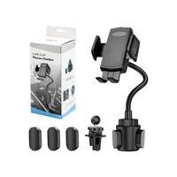 Soporte Ajustable para Teléfono en Automóvil con Base de Portavasos VARGTR