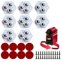 Ruedas Giratorias Autoadhesivas para Muebles Set de 8