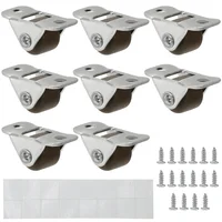 Mini Ruedas 8-Pack con Tornillos y Adhesivos para Carpa