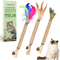 Juguete Dental Natural Para Gatos con Palitos de Silvervine y Catnip