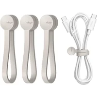 Bridas Magnéticas De Silicona Premium Para Organización De Cables En Oficina Hogar Y Auto