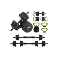 Mancuernas Ajustables MegaChoice 4 En 1 Con Barra Conectora Para Entrenamiento En Casa