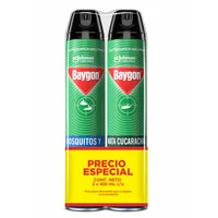 Insecticida Aerosol Baygon Moscas 400+Cucarachas 400ml