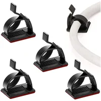 Clips Ajustables Soulwit Para Organización De Cables Con 50 Piezas Adhesivas