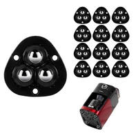 Ruedas de Electrodomésticos Giratorias Adhesivas Universales 12 Piezas