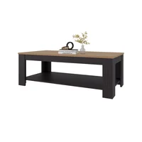 Mesa de Centro Cecil 41x120x60 Rta Wengue Fresno