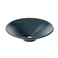 Lavamanos Vessel Vento Corona Azul Pacífico con desagüe push pop