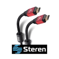 Cable HDMI 4K con Filtros de Ferrita y Cable Tipo Cordón de 90 cm / 299-803
