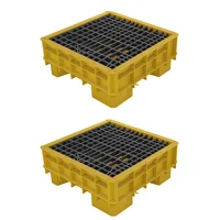 Estiba Plástica Antiderrame Contención de Líquido 45 L Set X 2 Unidades