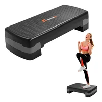Banco Step Escalon Aerobicos 2 Niveles Color Gris