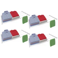 Set X4 Estantes Separador Expandible 100×42cm Organizadores