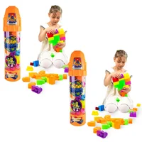 Set X2 Armatodo Bloques Space 48 Pzas C/uno Juego Didáctico