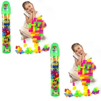 Set X2 Bloques Armatodo 98 Pzas Cohete Espacial Educativo