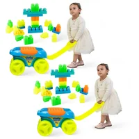 Set X2 Vagones Didáctico Infantil Con 30 Bloques Cada Uno