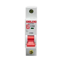 Mini Breaker para Montaje en Riel 1 Polo 50 Amp 6kA