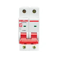 Mini Breaker para Montaje en Riel 2 Polos 6 Amp 6kA