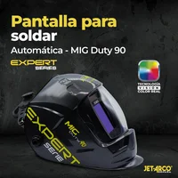 Careta Soldadura Mig Electrónica 100x83mm Jet-arco Ref. J702pj