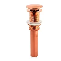 Desague de Push Lavamanos Oro Rosa Bronce
