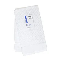 Toalla Set de 2 Und Just Home Collection 500gr 40x70 cm Blanco