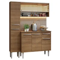 Cocina Integral Emilly 1.40 m Marrón 09