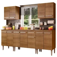 Cocina Integral Emilly King 2.30 m Marrón