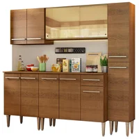Cocina Integral Emilly West 2.00 m Marrón