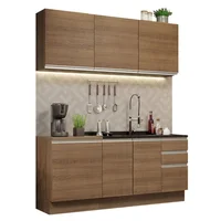 Cocina Integral Glamy 1.80 m Marrón 05