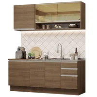 Cocina Integral Glamy 1.80 m Marrón 06
