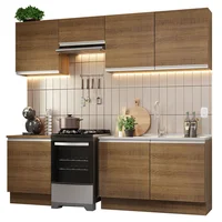 Cocina Integral Glamy 2.40 m Marrón 09