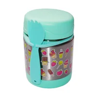 Termo para Lonchera Niños Termico Calor y Frío Con Cuchara Menta