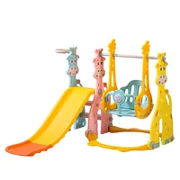Rodadero + Columpio Musical Infantil Bebés Niños Área Juego Aire Libre Multicolor