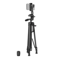 Tripié Universal Largo de Aluminio con Soporte para Celular / Mov-038