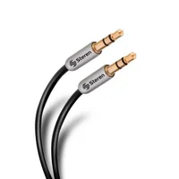 Cable Auxiliar Plug a Plug 3.5 mm de 1.8 m Ultradelgado y Conectores Reforzados / 297-075