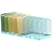 Organizador Vertical SUPEASY de Malla Metálica con 9 Secciones Azul