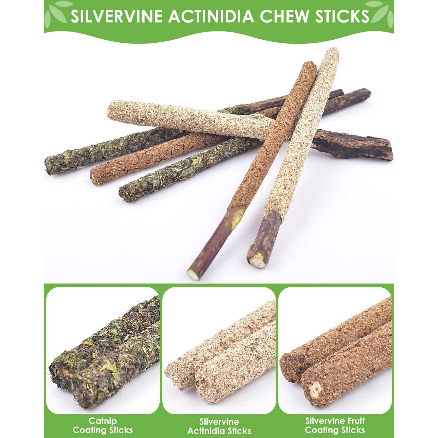 Palitos Masticables Para Gatos Tindtop Silvervine Con Hierba Gatera Natural 4