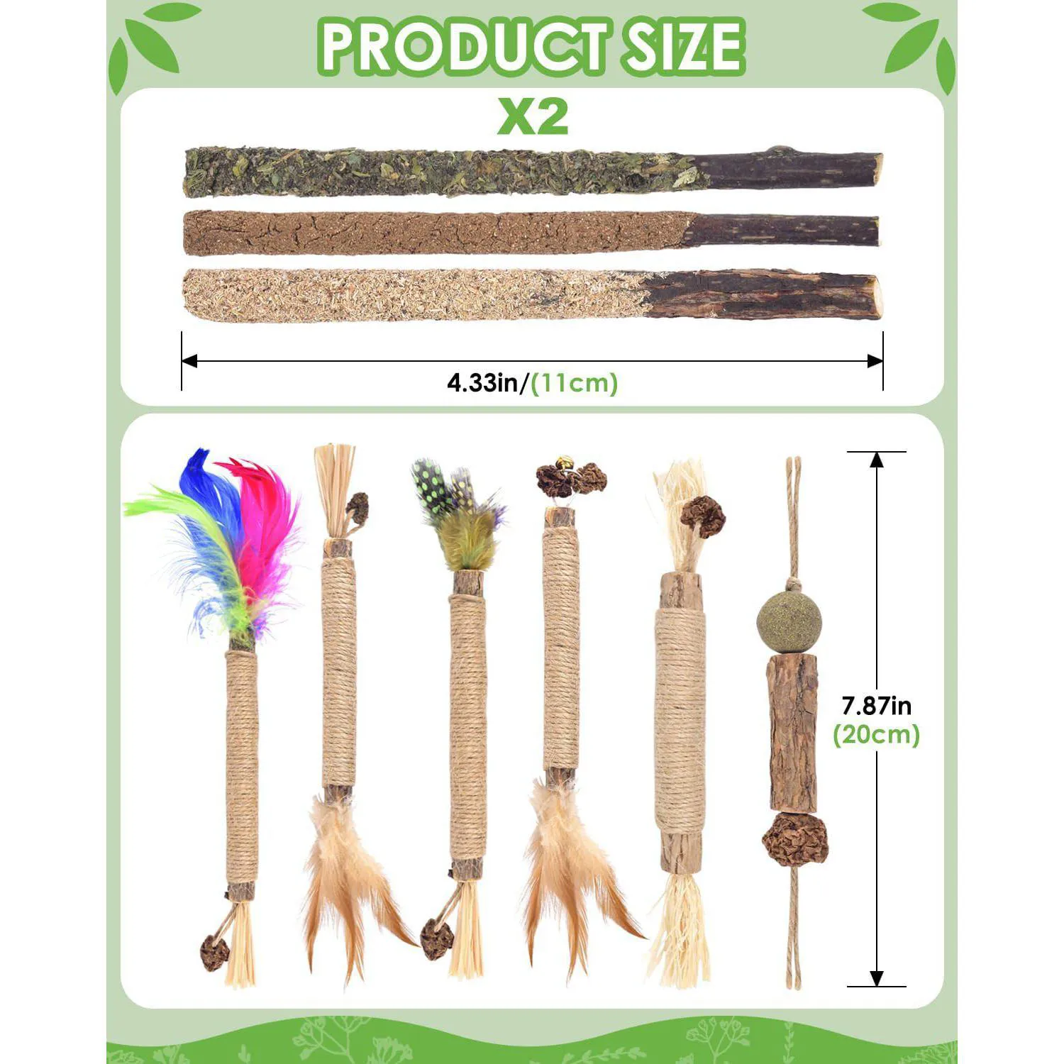 Palitos Masticables Para Gatos Tindtop Silvervine Con Hierba Gatera Natural 5