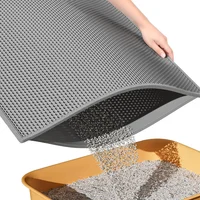 Tapete Para Caja De Arena De Gatos Con Diseño De Panal Lavable Esthello