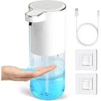 Dispensador Automático De Jabón Recargable Con Sensor Y Montaje Versátil