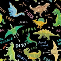 Papel Mural Toarti Adhesivo Dinosaurios Multicolor Para Niños