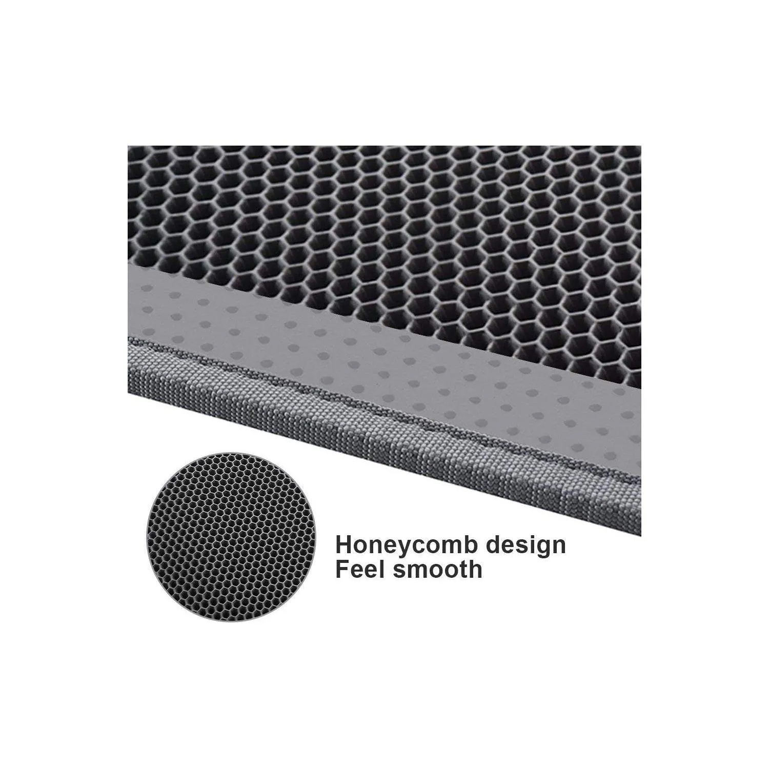 Tapete Para Caja De Arena De Gatos Con Diseño De Panal Impermeable Pieviev 5