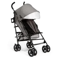 Coche de Viaje Reclinable con Toldo Solar y Plegado Compacto