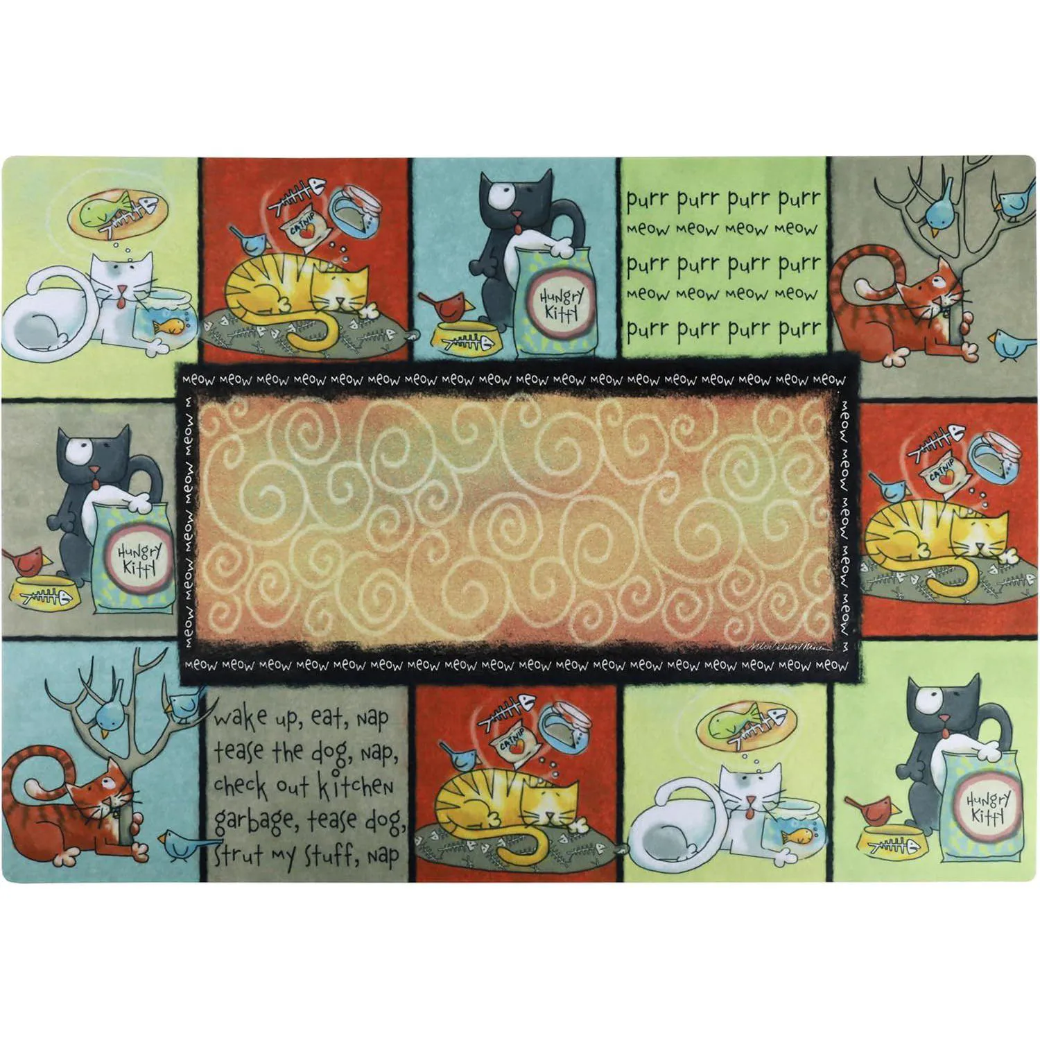Tapete Drymate Personalizado Para Caja De Arena De Gato Impermeable Y Lavable 6