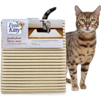 Tapete Extragrande Para Caja De Arena De Gatos Impermeable Antideslizante Y Fácil De Limpiar