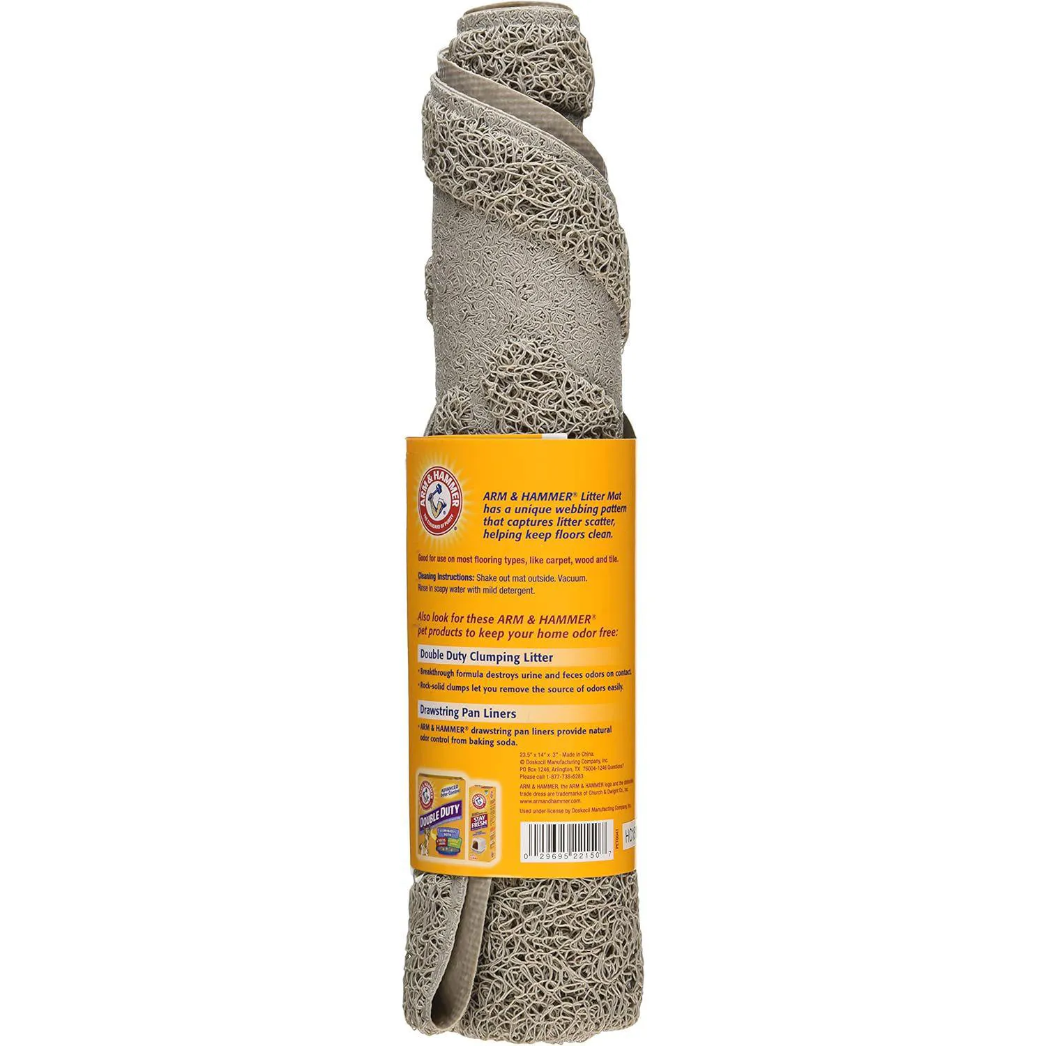 Tapete Semicircular Antideslizante Para Caja De Arena De Gatos Petmate Arm And Hammer