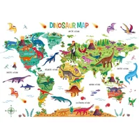Adhesivos De Pared Mundo Dinosaurio Para Niños