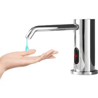 Dispensador Automático De Jabón Integrado Para Fregadero Con Gran Capacidad