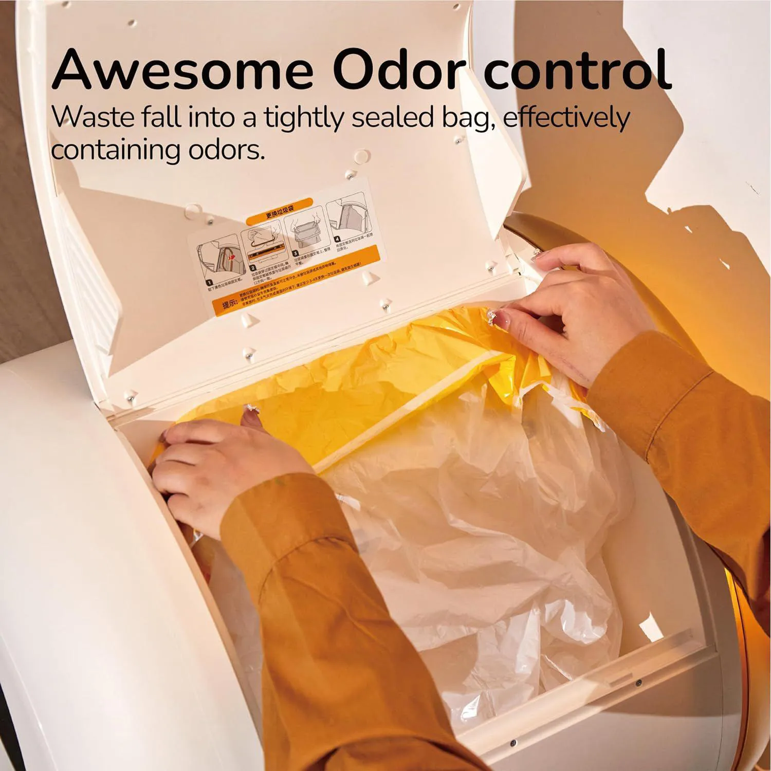 Caja De Arena Automática Para Gatos Furrytail Con Control De Aplicación 4