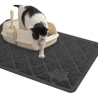 Tapete De Arena Para Gatos Antideslizante Impermeable Y Fácil De Limpiar