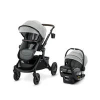 Sistema de Transporte para Bebés con Moisés Convertible y Altura Ajustable